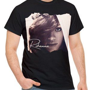 Rihanna Music Fan Artist Celebrity T-Shirt Men's T Shirt Tee Cotton S M L XL